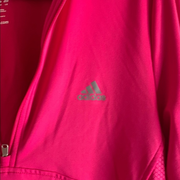 Like new Adidas Pink Quarter-Zip Pullover - Picture 6 of 11